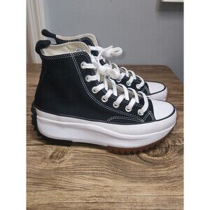 Converse Run Star Hike Platform High Top Sneakers  Blk, US Sz Men's 5 & Wom 6.5